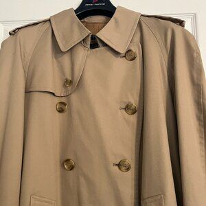 Burberry Authentic Men's Belted Trench Coat with Removable Wool Liner